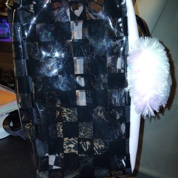 Betsey Johnson clear backpack nwot - Picture 3 of 4